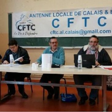 Assemblée des adhérents CFTC de Calais et des environs du 18 février 2017